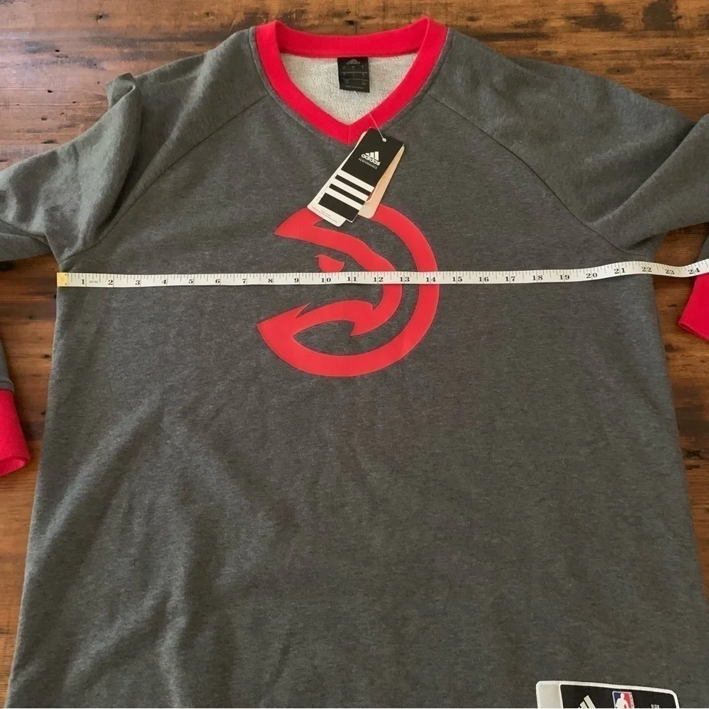 Adidas NBA Atlanta Hawks Second Half Long Sleeve Player Shirt Sz L